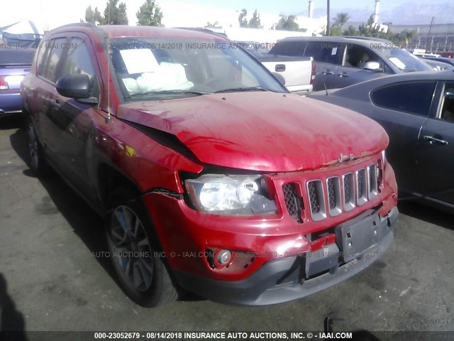 1C4NJCBA0GD777727 - 2016 JEEP COMPASS SPORT RED photo 1