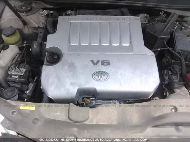 4T1BK46K67U545878 - 2007 TOYOTA CAMRY NEW GENERAT LE/XLE/SE GOLD photo 10