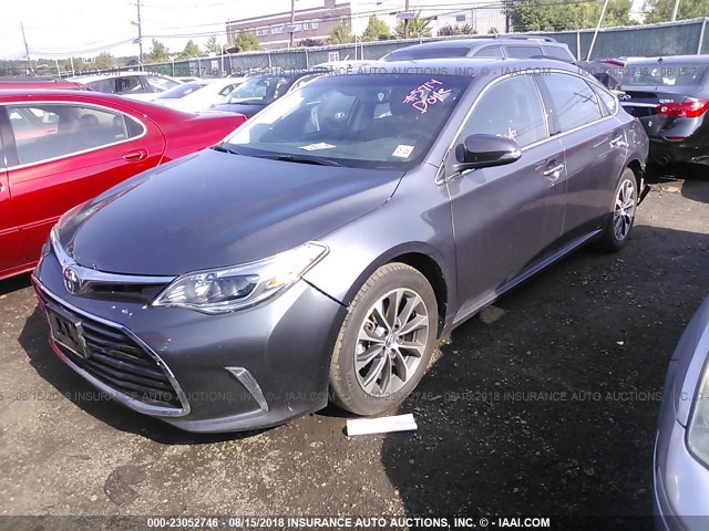 4T1BK1EB9GU206046 - 2016 TOYOTA AVALON XLE PLUS/PREMIUM/TOUR/LTD GRAY photo 2