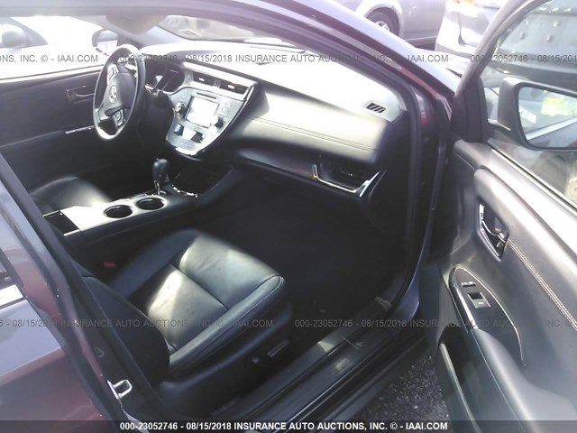 4T1BK1EB9GU206046 - 2016 TOYOTA AVALON XLE PLUS/PREMIUM/TOUR/LTD GRAY photo 5