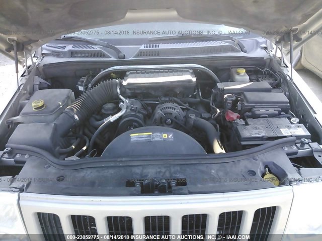 1J8HG48KX6C362980 - 2006 JEEP COMMANDER TAN photo 10