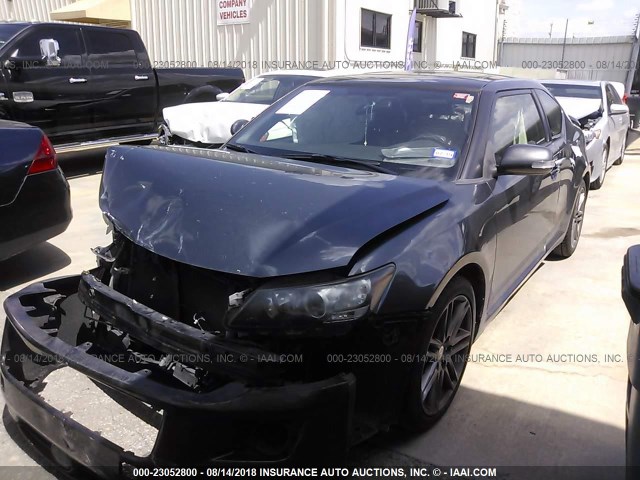JTKJF5C79D3048604 - 2013 TOYOTA SCION TC 灰色 照片 2