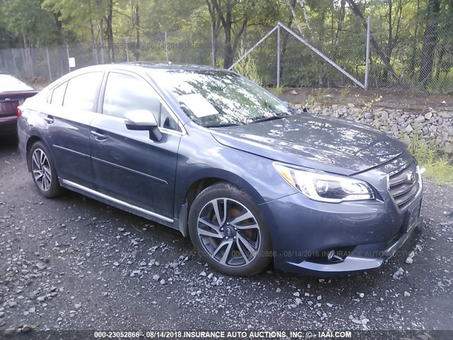 4S3BNAS62H3048322 - 2017 SUBARU LEGACY SPORT GRAY photo 1