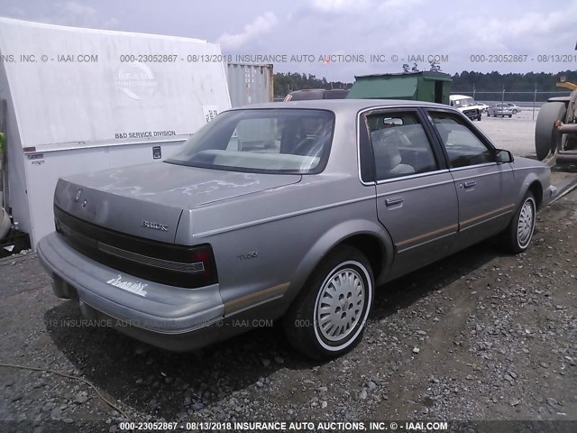 1G4AG55M1S6473605 - 1995 BUICK CENTURY SPECIAL GRAY photo 4