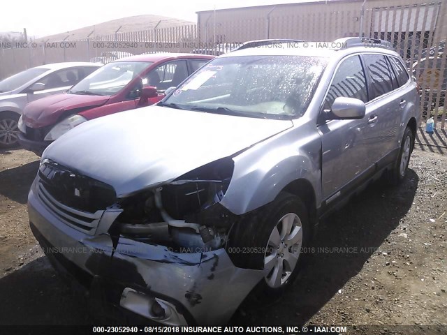 4S4BRBFC9B3401748 - 2011 SUBARU OUTBACK 2.5I PREMIUM SILVER photo 2