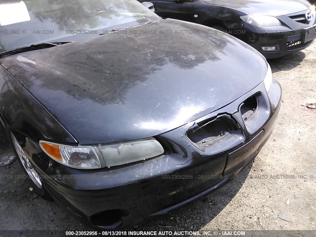 1G2WP52K42F213426 - 2002 PONTIAC GRAND PRIX GT BLACK photo 6