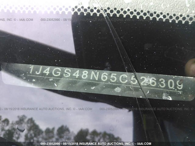 1J4GS48N65C526309 - 2005 JEEP GRAND CHEROKEE LAREDO/COLUMBIA/FREEDOM 金色 照片 9