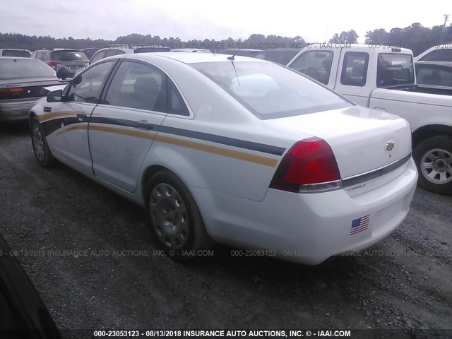 6G3NS5U20EL944933 - 2014 CHEVROLET CAPRICE POLICE WHITE photo 3