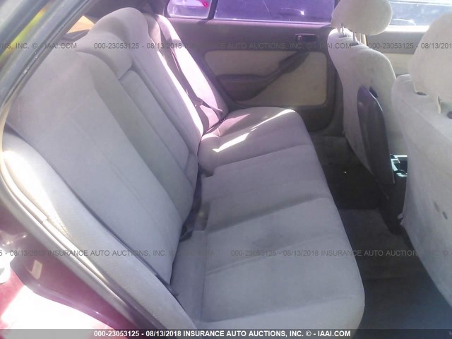 JT2BF12K6T0178570 - 1996 TOYOTA CAMRY LE/XLE/SE Bordo foto 8