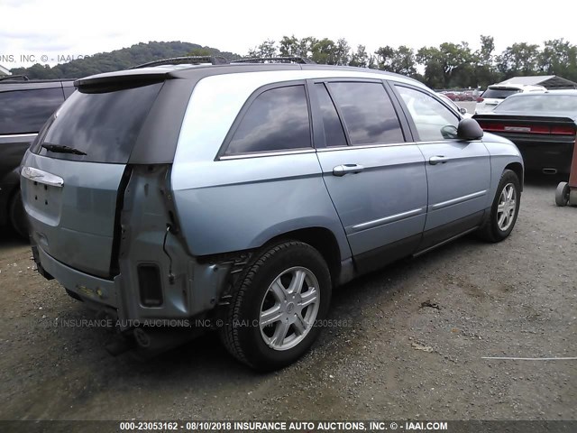 2A4GM68436R601876 - 2006 CHRYSLER PACIFICA TOURING BLUE photo 4