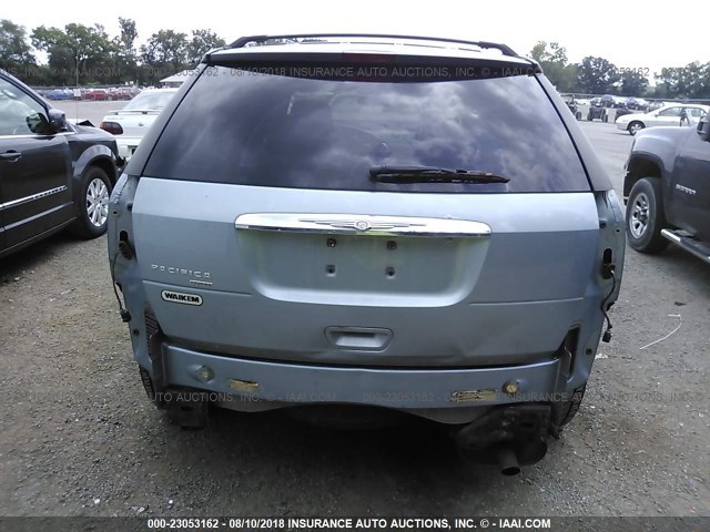 2A4GM68436R601876 - 2006 CHRYSLER PACIFICA TOURING BLUE photo 6