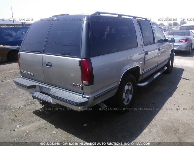 3GKFK16RXXG547125 - 1999 GMC SUBURBAN K1500 TAN photo 4