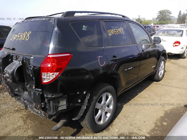 JTMBD31V676038008 - 2007 TOYOTA RAV4 LIMITED BLACK photo 4