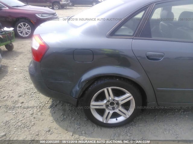 WAULC68E04A180150 - 2004 AUDI A4 1.8T QUATTRO GRAY photo 6