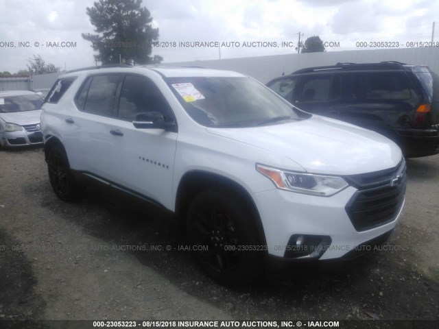 1GNERKKW0JJ259082 - 2018 CHEVROLET TRAVERSE PREMIER WHITE photo 1