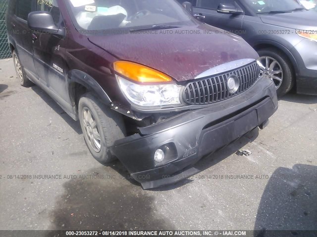 3G5DA03E02S579127 - 2002 BUICK RENDEZVOUS CX BURGUNDY photo 6