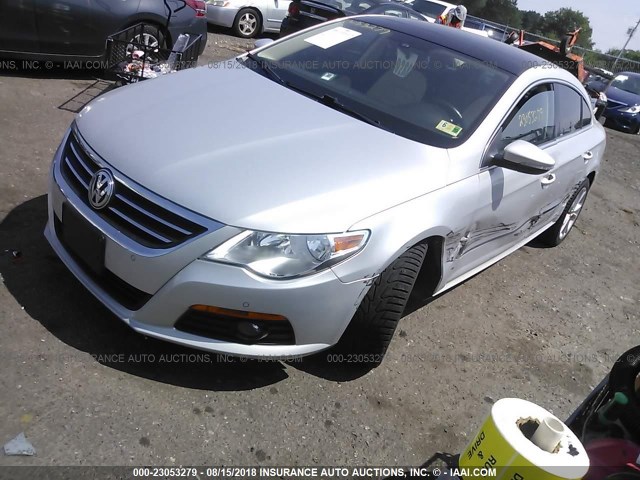 WVWHP7AN4AE536181 - 2010 VOLKSWAGEN CC LUXURY SILVER photo 2