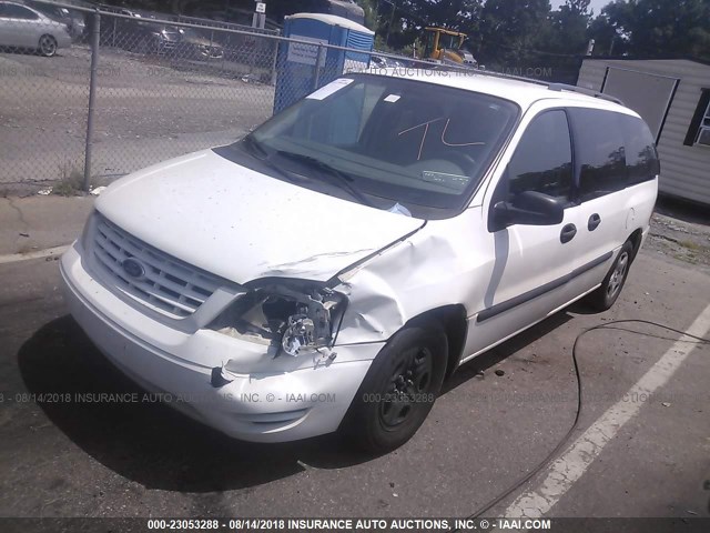 2FMZA51645BA56481 - 2005 FORD FREESTAR SE WHITE photo 2