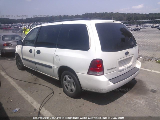 2FMZA51645BA56481 - 2005 FORD FREESTAR SE WHITE photo 3