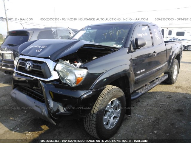 5TFUX4EN6DX022526 - 2013 TOYOTA TACOMA ACCESS CAB Schwarz Foto 2