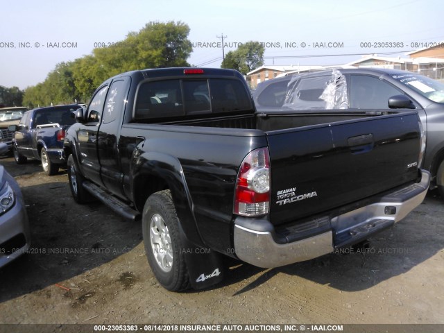 5TFUX4EN6DX022526 - 2013 TOYOTA TACOMA ACCESS CAB Schwarz Foto 3