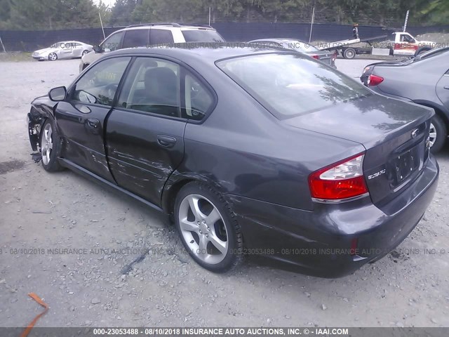 4S3BL616097236867 - 2009 SUBARU LEGACY 2.5I GRAY photo 3