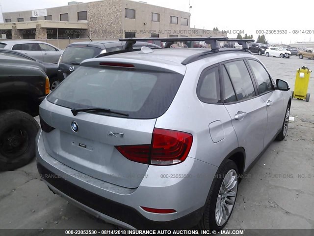 WBAVL1C5XEVY19714 - 2014 BMW X1 XDRIVE28I GRAY photo 4