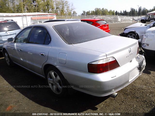 19UUA56832A037700 - 2002 ACURA 3.2TL TYPE-S SILVER photo 3