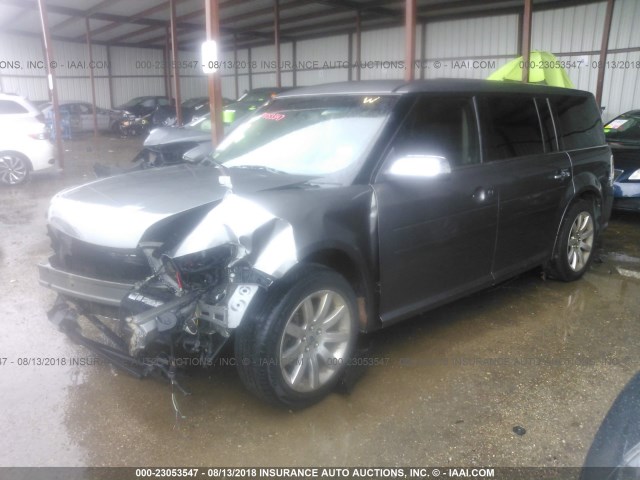 2FMDK53C29BA17887 - 2009 FORD FLEX LIMITED GRAY photo 2