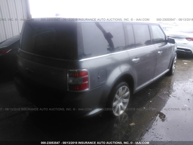 2FMDK53C29BA17887 - 2009 FORD FLEX LIMITED GRAY photo 4