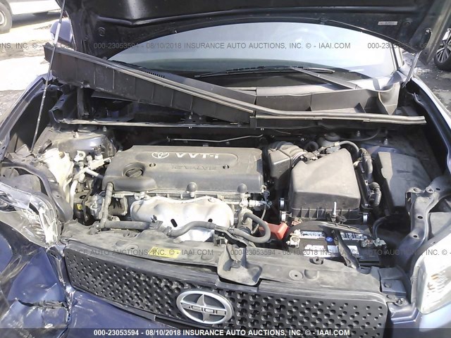 JTLKE50E581010603 - 2008 TOYOTA SCION XB Көк фото 10