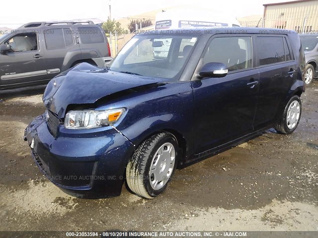 JTLKE50E581010603 - 2008 TOYOTA SCION XB Көк фото 2