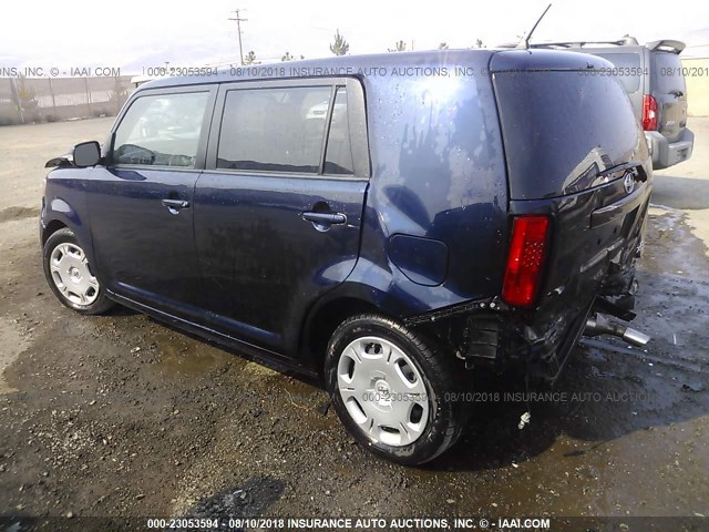 JTLKE50E581010603 - 2008 TOYOTA SCION XB Көк фото 3