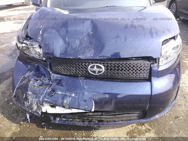 JTLKE50E581010603 - 2008 TOYOTA SCION XB Көк фото 6
