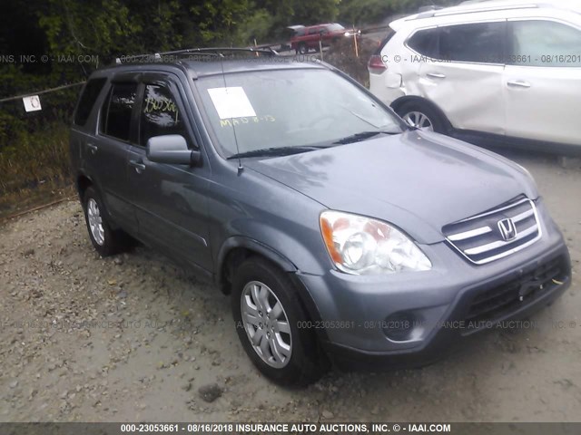 JHLRD78965C002531 - 2005 HONDA CR-V SE/EX GRAY photo 1