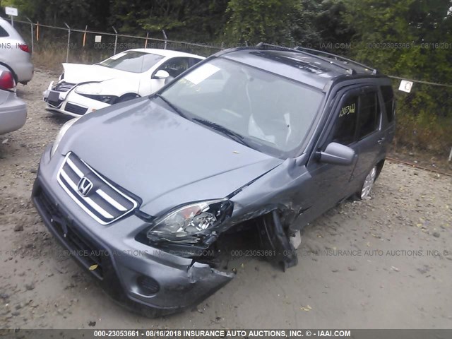 JHLRD78965C002531 - 2005 HONDA CR-V SE/EX GRAY photo 2