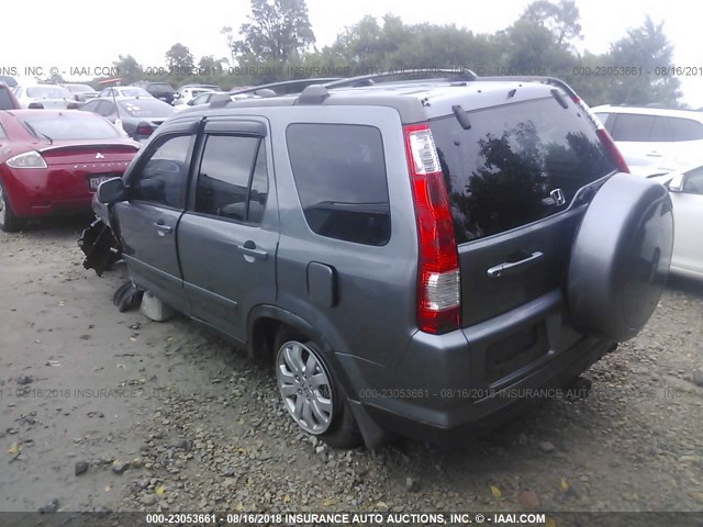 JHLRD78965C002531 - 2005 HONDA CR-V SE/EX GRAY photo 3