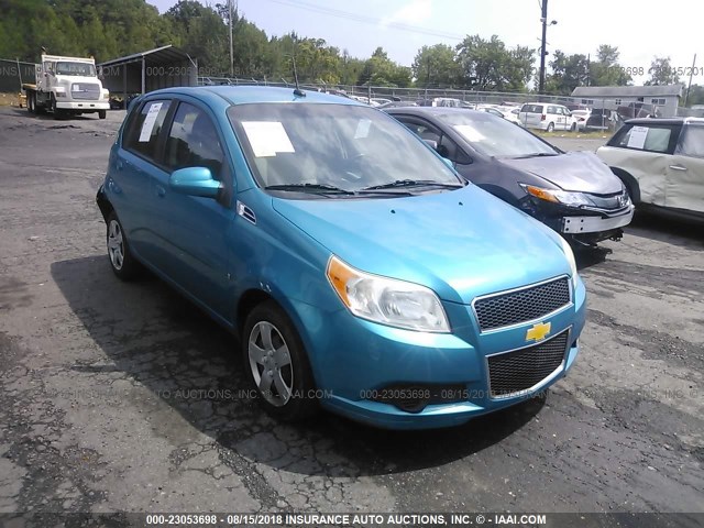 KL1TD66E59B622660 - 2009 CHEVROLET AVEO LS/LT 蓝色 照片 1