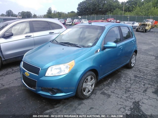 KL1TD66E59B622660 - 2009 CHEVROLET AVEO LS/LT 蓝色 照片 2