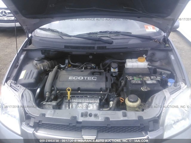 KL1TD5DE1BB242699 - 2011 CHEVROLET AVEO LS/LT 灰色 照片 10