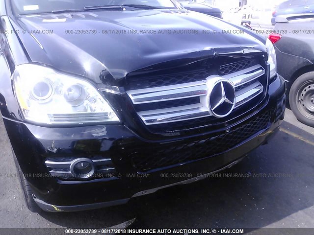 4JGBF71E48A429167 - 2008 MERCEDES-BENZ GL 450 4MATIC BLACK photo 6