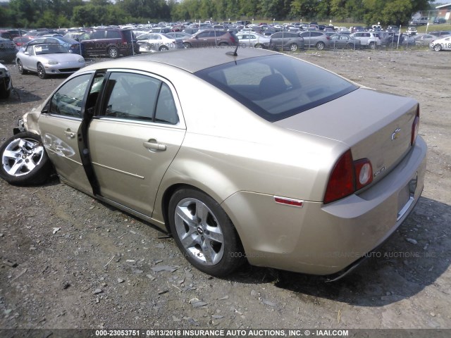 1G1ZH57B48F254414 - 2008 CHEVROLET MALIBU 1LT 金色 照片 3