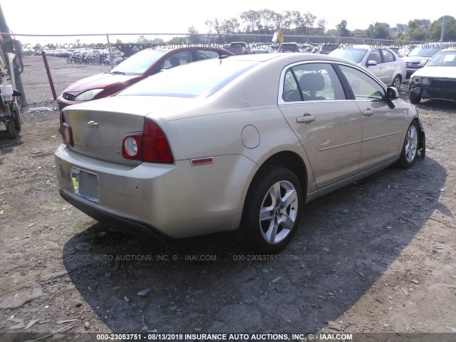 1G1ZH57B48F254414 - 2008 CHEVROLET MALIBU 1LT 金色 照片 4