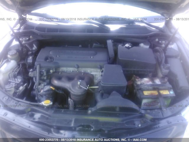 4T1BE46K18U211699 - 2008 TOYOTA CAMRY CE/LE/XLE/SE BLACK photo 10