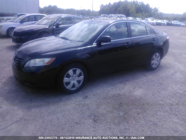 4T1BE46K18U211699 - 2008 TOYOTA CAMRY CE/LE/XLE/SE BLACK photo 2