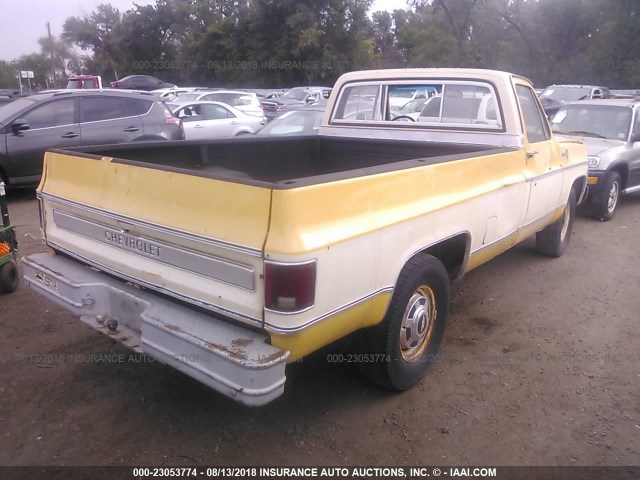 0000CCL249Z113094 - 1979 CHEVROLET C20 YELLOW photo 4