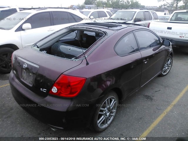 JTKDE167960121706 - 2006 TOYOTA SCION TC 紫色 照片 4