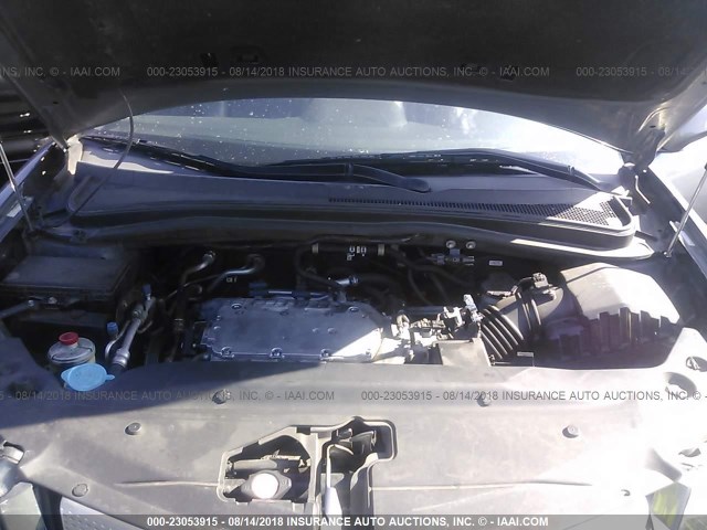 2HNYD28327H539494 - 2007 ACURA MDX TECHNOLOGY GRAY photo 10