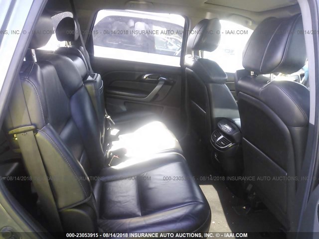 2HNYD28327H539494 - 2007 ACURA MDX TECHNOLOGY GRAY photo 8