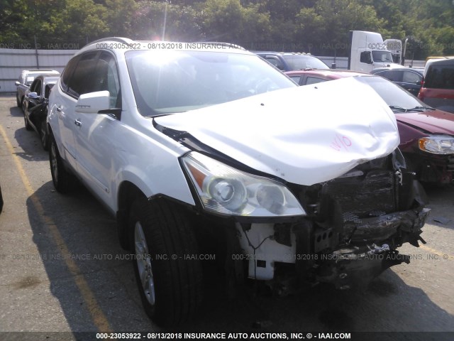 1GNER33D99S141928 - 2009 CHEVROLET TRAVERSE LTZ WHITE photo 1